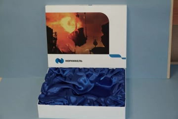 Ложемент с драпировкой атласом