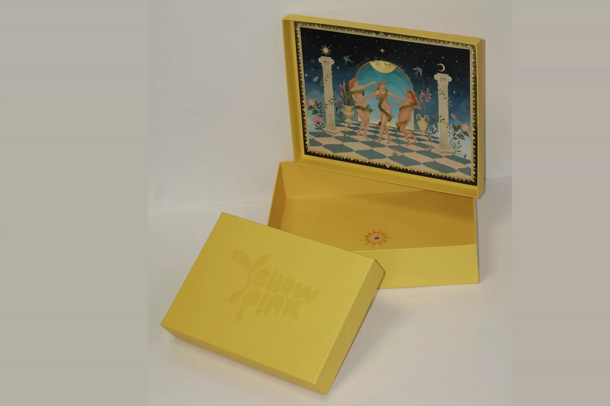 Коробка крышка-дно с полноцветной печатью Коробка крышка-дно с полноцветной печатью