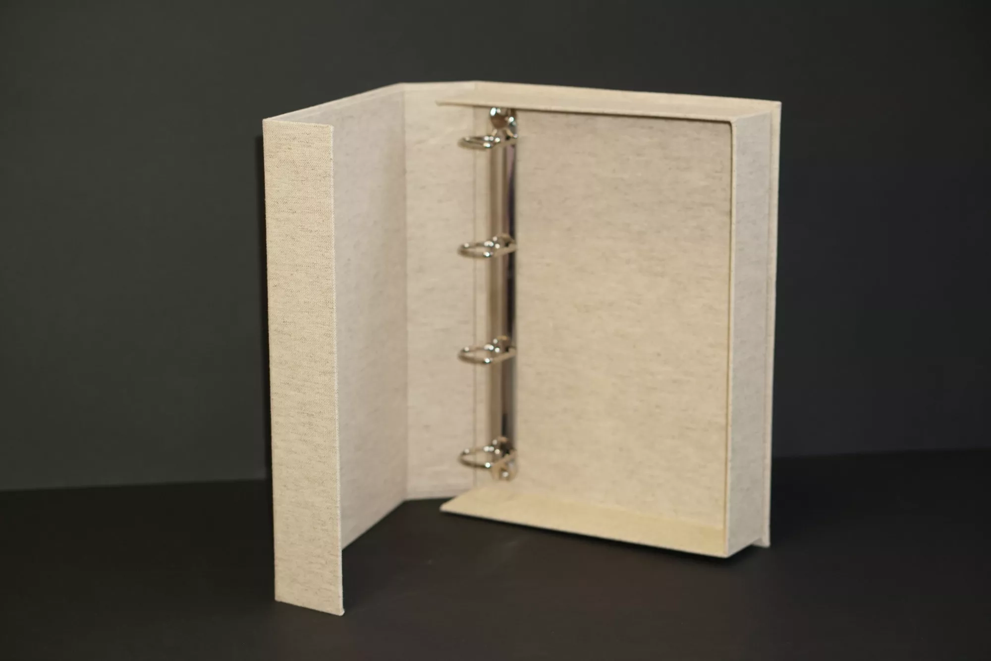 Коробка-папка с кольцевым механизмом Коробка-папка с кольцевым механизмом