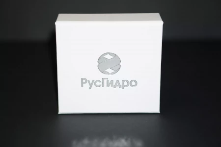 Коробка с магнитным клапаном и тиснением