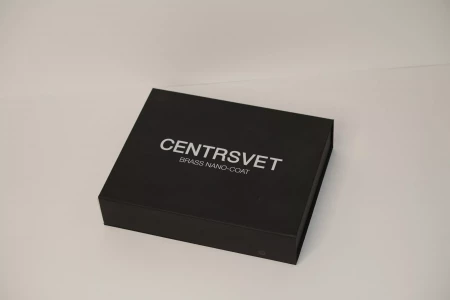 Коробка с магнитным клапаном и тиснением