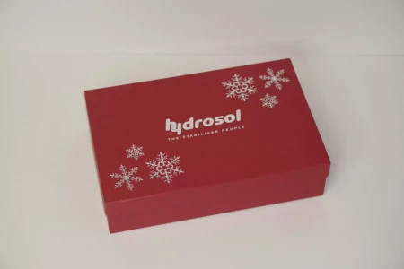 Коробка крышка-дно с тиснением